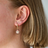 Rosy Beaded Earring