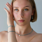 Amazonite Sphere Earring