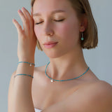 Apatite Ginkgo Bracelet