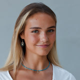 Apatite Ginkgo Necklace