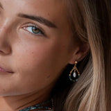 Dark Apatite Pearl Earring