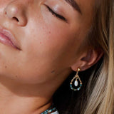 Dark Apatite Pearl Earring