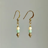 Satin Amazonite Earring